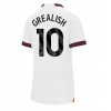 Manchester City Jack Grealish #10 Bortatröja Dam 2023-24 Korta ärmar